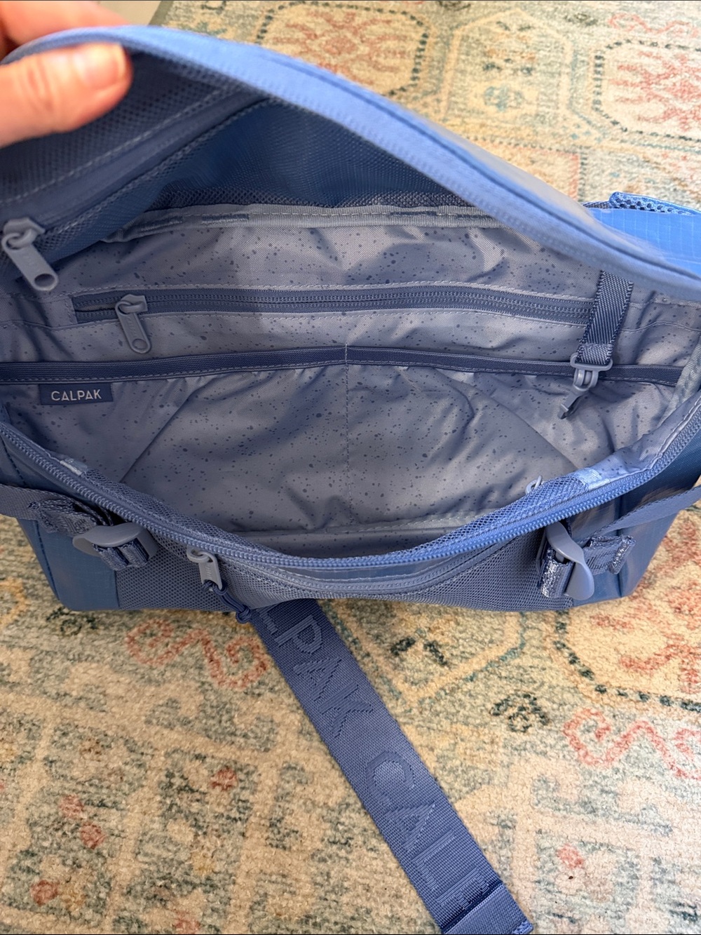 Blue Calpak Terra Sling Bag - Picture 3 of 3
